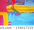 Abstract art background with dripping paint_251207_18 134017159