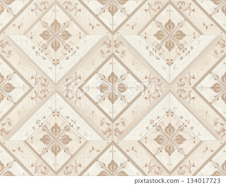 exture for album cover. Ceramic tiles with geometric patterns. Material for interior in natural color. Texture of building materials. Design mockup and background. exture for album cover. Ceramic tiles with geometric patterns. Material for interior in natural color. Texture of building materials. Design mockup and background. 134017723