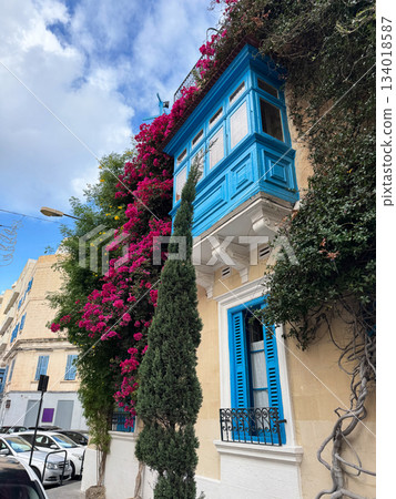 Beautiful typical house facade on Malta Street Beautiful typical house facade on Malta Street 134018587