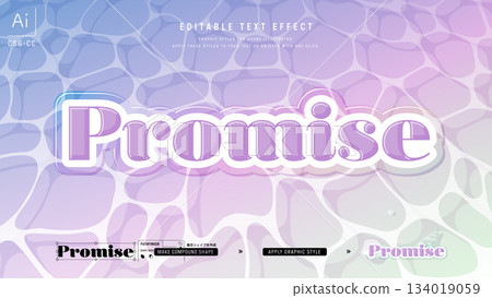 青少年透明光澤設計文字。可編輯圖形樣式模板。 青少年透明光澤設計文字。可編輯圖形樣式模板。 134019059