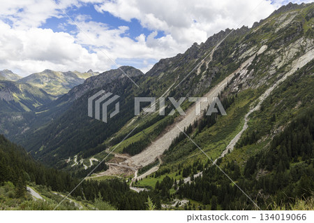 Silvretta Hochalpenstrasse landslides in summer 2024 cause road damage and long closures for repair work Silvretta Hochalpenstrasse landslides in summer 2024 cause road damage and long closures for repair work 134019066