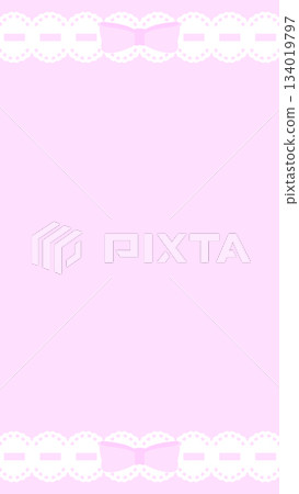 Cute ladder lace pink background 16:9 size 134019797