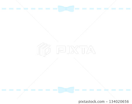 可愛的梯形蕾絲藍色透明邊框 4:3 134020656