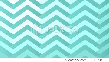 Abstract mint cyan chevron pattern background with zigzag lines creating dynamic geometric texture 134023465