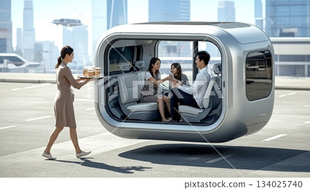 Cube-shaped anti-gravity light vehicle Cube-shaped anti-gravity light vehicle 134025740