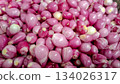 Pile of Peeled Pink Shallots (Bawang Merah) for Asian Cuisine 134026317