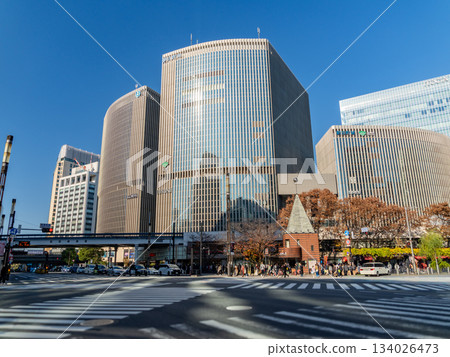 數寄屋橋十字路口的景色 數寄屋橋十字路口的景色 134026473