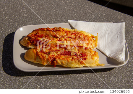 Close-up of a tasty pizza 134026995