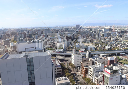 大阪府堺市堺區市政廳附近的城市景觀 134027150