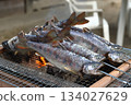 Charcoal grilled amago trout 134027629