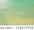 Aerial View sea waves surface nature background 134027758