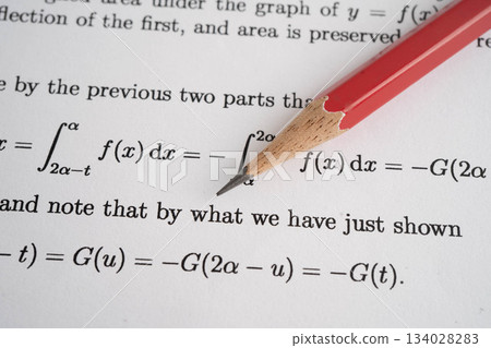Answer sheets with pencil drawing fill to select choice, education. 134028283