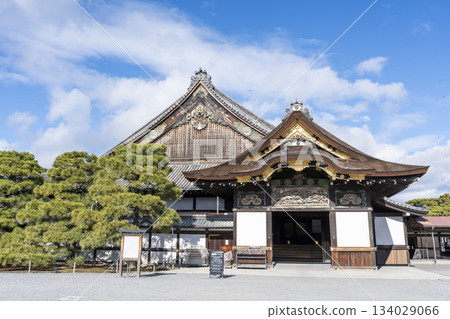 京都市中京區二條城、二之丸禦殿的深秋 134029066