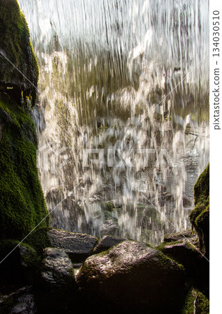 Waterfall in Park Sonsbeek in Arnhem, the Veluwe, the Netherlands. Waterfall in Park Sonsbeek in Arnhem, the Veluwe, the Netherlands. 134030510