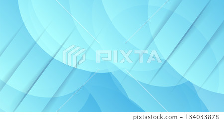 三維圓形藍色背景 134033878