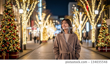 Christmas night 134035548