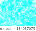 Aqua Blue Abstract Marble Texture with Soft Watercolor Flow and Organic Lightning Veins Background 134037075