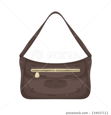 Illustration of shoulder bag Illustration of shoulder bag 134037111
