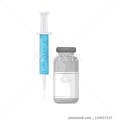 Illustration of vaccine Illustration of vaccine 134037157
