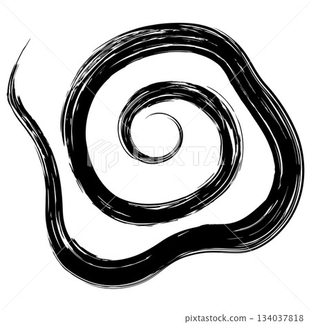 Hand-drawn, faded brush strokes / Black 2 Hand-drawn, faded brush strokes / Black 2 134037818