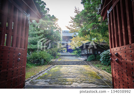山口縣萩市東光寺森家墓園的壯麗景色 134038992