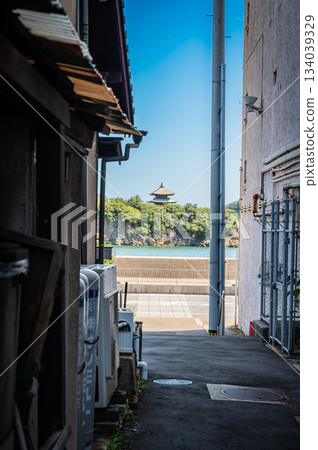 Scenery of the historic port town of Tomonoura, Hiroshima Prefecture Scenery of the historic port town of Tomonoura, Hiroshima Prefecture 134039329