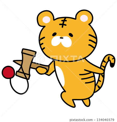 老虎玩劍玉 134040379