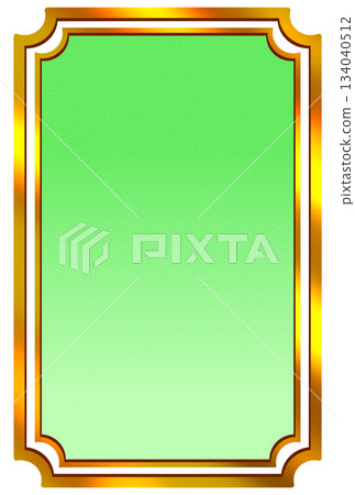 Light green glossy retro frame Light green glossy retro frame 134040512