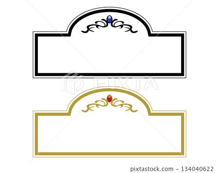 A set of neat antique frames A set of neat antique frames 134040622