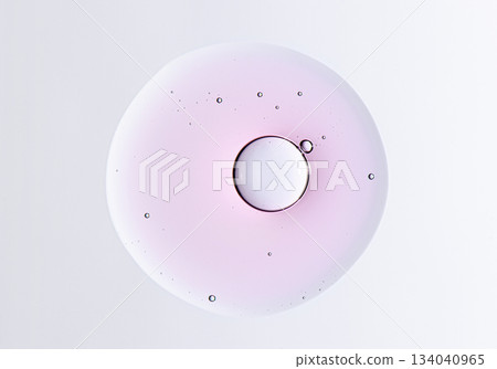 Skin serum or shampoo or moisturizing oil. A cosmetic product for body care. White background. 134040965