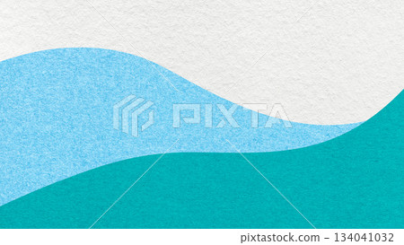Abstract white, blue, teal texture paper background, wavy layers. Wave pattern with copy space for banner Abstract white, blue, teal texture paper background, wavy layers. Wave pattern with copy space for banner 134041032