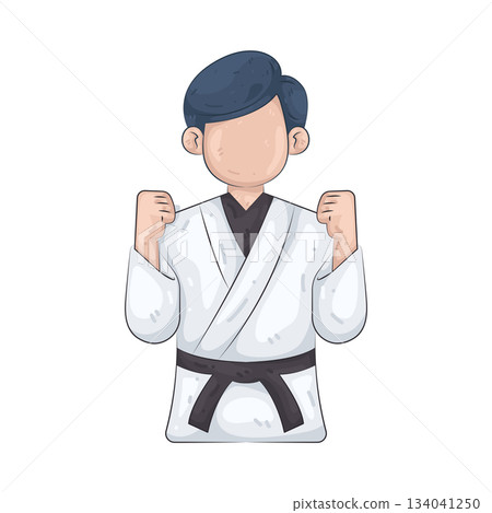 Illustration of martial art  134041250