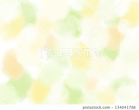 黃色和黃綠色水彩模糊紋理背景素材 黃色和黃綠色水彩模糊紋理背景素材 134041786