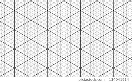 Isometric grid pattern 134041914