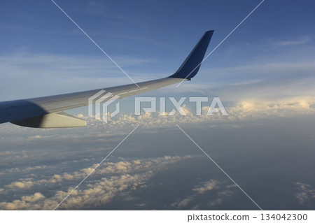 Detroit Airport, USA: Sea of clouds after takeoff 134042300