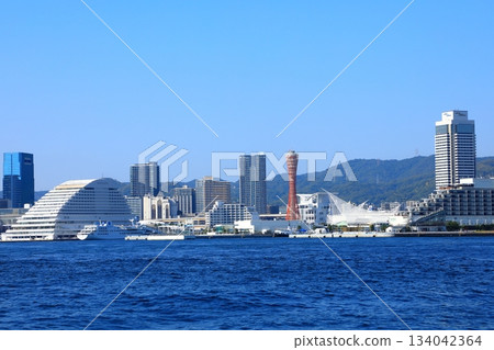 Kobe Meriken Park of the blue sky Kobe Meriken Park of the blue sky 134042364