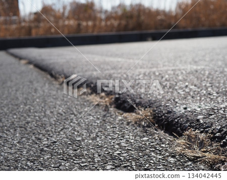Asphalt, vehicle step, copy space, concrete, small step is a problem Asphalt, vehicle step, copy space, concrete, small step is a problem 134042445