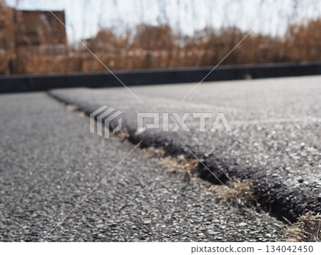 Asphalt, vehicle step, copy space, concrete, small step is a problem Asphalt, vehicle step, copy space, concrete, small step is a problem 134042450