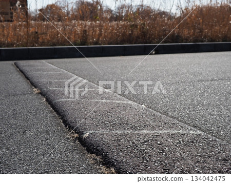 Asphalt, vehicle step, copy space, concrete, small step is a problem Asphalt, vehicle step, copy space, concrete, small step is a problem 134042475