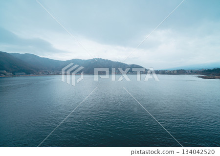 河口湖的美景 134042520