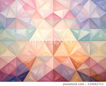 色彩繽紛的幾何圖案抽象藝術背景 134042713