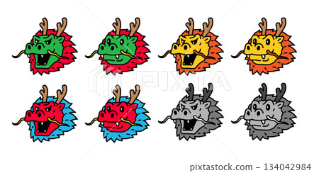 chinese dragon vector new year cartoon character mascot face head smiling icon gold logo doodle symbol illustration design isolated chinese dragon vector new year cartoon character mascot face head smiling icon gold logo doodle symbol illustration design isolated 134042984