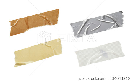Pieces of tape (transparent background) 134043840