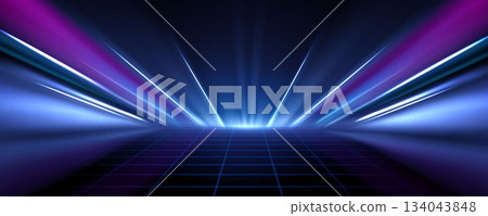 Speed motion neon tech lines Speed motion neon tech lines 134043848