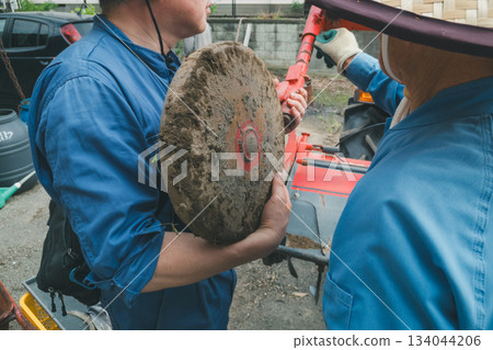 拖拉機 農家 農民 134044206