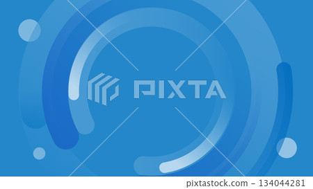 Abstract background of circular rings and ripples - Blue circle design Abstract background of circular rings and ripples - Blue circle design 134044281