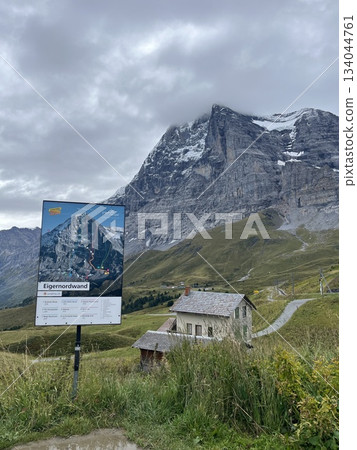 從克萊納謝德格看到的艾格峰北壁 134044761