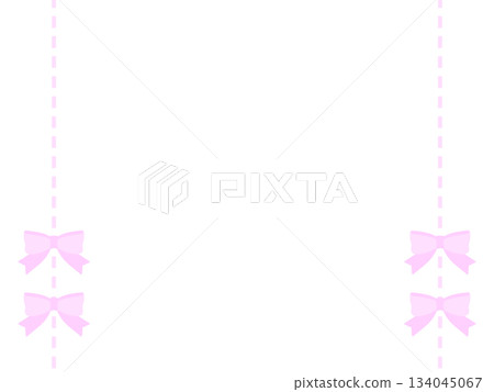 Double ribbon ladder lace sweet lolita style frame, 4:3 size 134045067