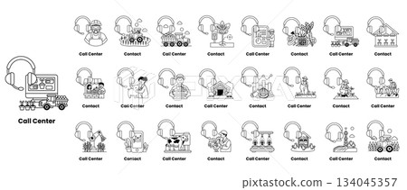 A collection of images of farm equipment and vehicles 134045357