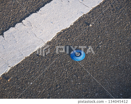 道路測量點藍標 134045412